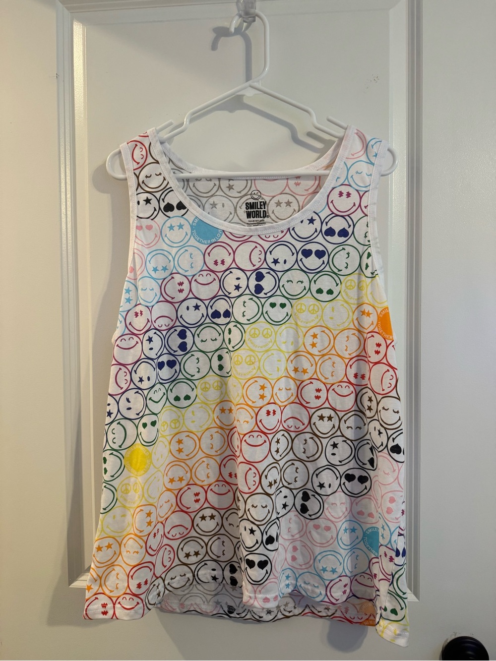 Smiley World Rainbow Emoji Tank Top
